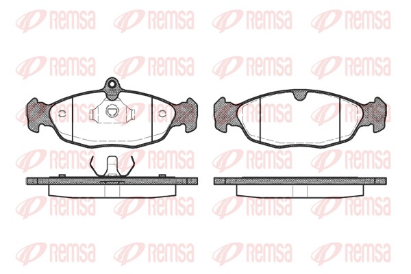 Brake Pad Set, disc brake (0393.20)