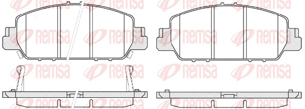 Brake Pad Set, disc brake (1548.02)
