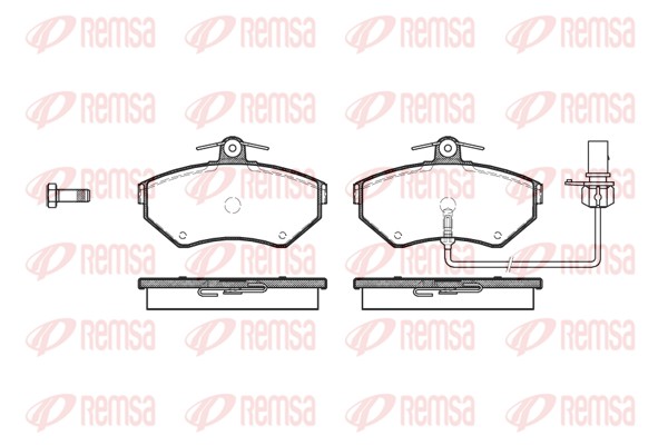 Brake Pad Set, disc brake (0631.12)
