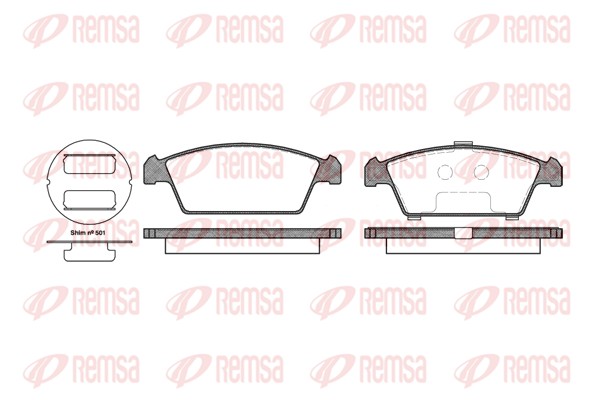 Brake Pad Set, disc brake (0459.00)