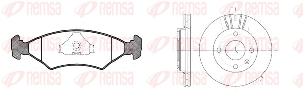 Brake Kit, disc brake (8119.01)