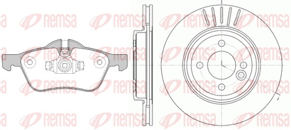 Brake Kit, disc brake (8864.00)