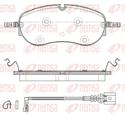 Brake Pad Set, disc brake (1962.01)