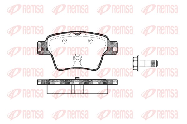 Brake Pad Set, disc brake (1138.00)