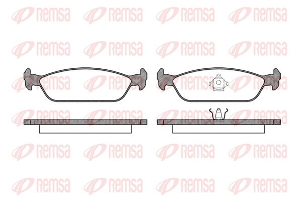 Brake Pad Set, disc brake (0411.00)
