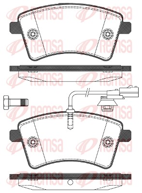 Brake Pad Set, disc brake (1351.01)