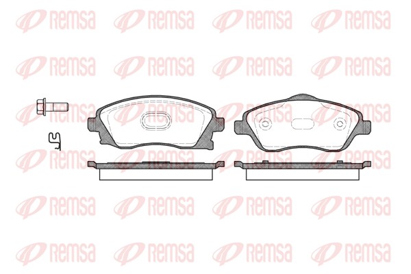 Brake Pad Set, disc brake (0774.12)