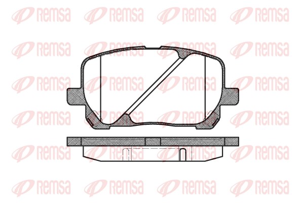 Brake Pad Set, disc brake (0954.00)