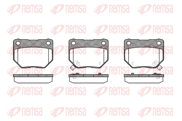 Brake Pad Set, disc brake (0365.02)
