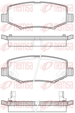 Brake Pad Set, disc brake (1528.02)
