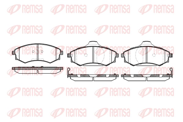 Brake Pad Set, disc brake (0318.05)