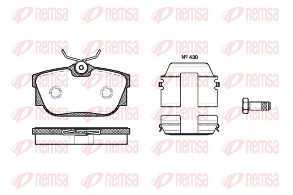 Brake Pad Set, disc brake (0767.10)