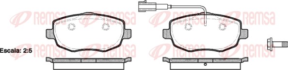 Brake Pad Set, disc brake (1099.01)