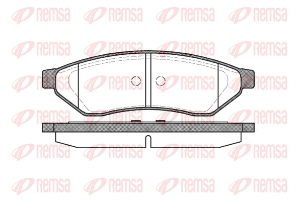 Brake Pad Set, disc brake (1049.00)