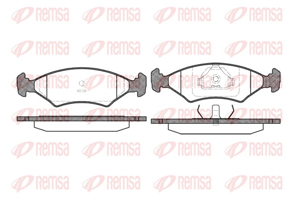 Brake Pad Set, disc brake (0119.15)