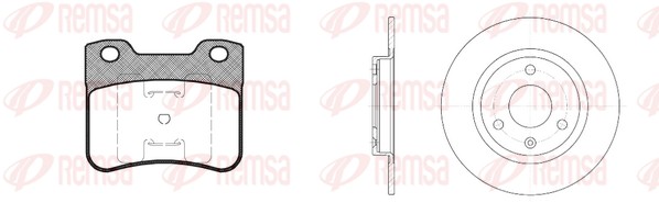Brake Kit, disc brake (8247.01)