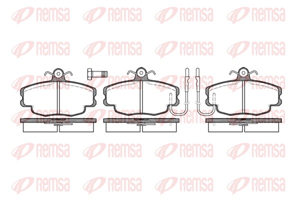 Brake Pad Set, disc brake (0141.12)
