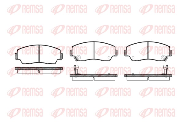 Brake Pad Set, disc brake (0218.02)