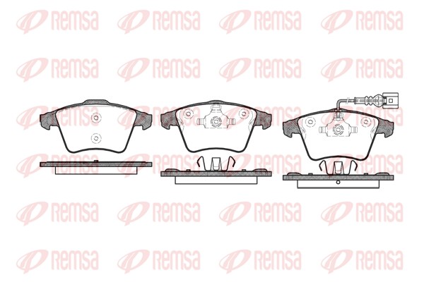 Brake Pad Set, disc brake (1045.01)