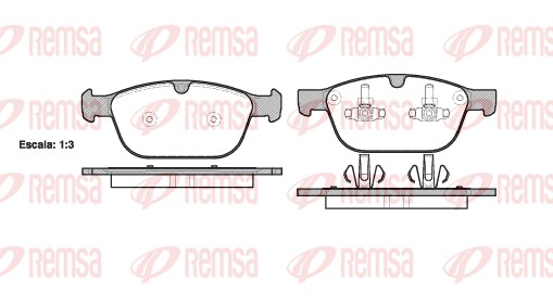 Brake Pad Set, disc brake (1397.00)