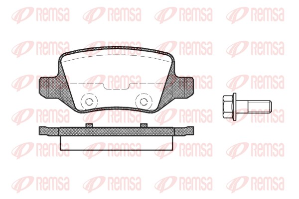 Brake Pad Set, disc brake (0818.00)