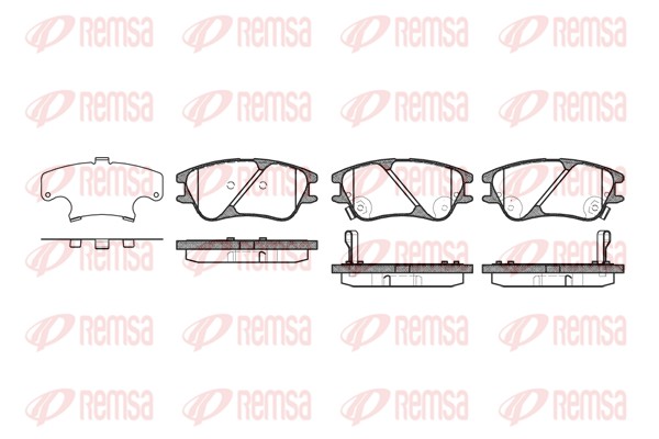 Brake Pad Set, disc brake (1139.02)