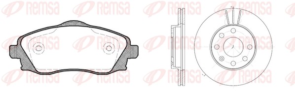 Brake Kit, disc brake (8774.01)