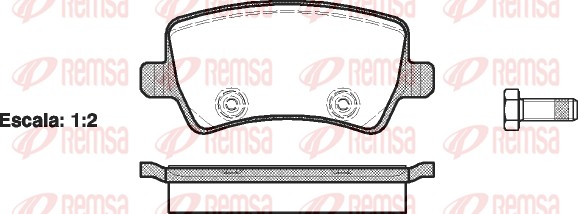 Brake Pad Set, disc brake (1236.00)