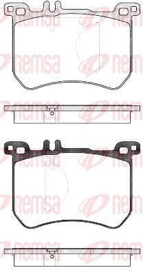 Brake Pad Set, disc brake (1533.00)