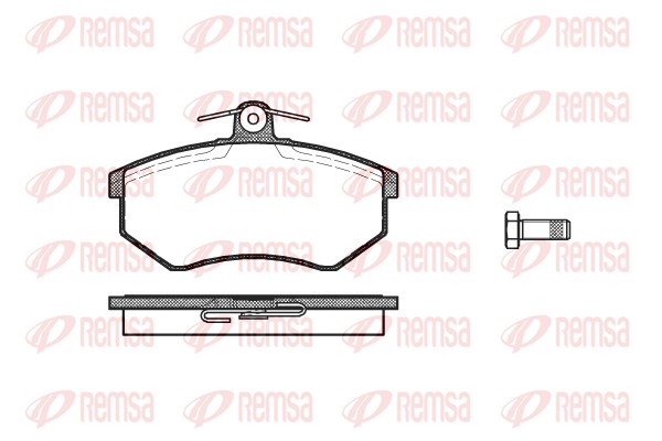 Brake Pad Set, disc brake (0134.10)