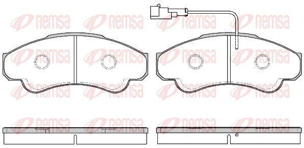 Brake Pad Set, disc brake (0959.11)