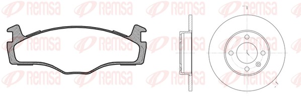 Brake Kit, disc brake (8171.03)