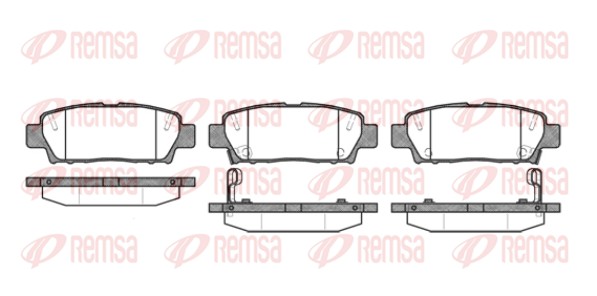 Brake Pad Set, disc brake (0632.02)