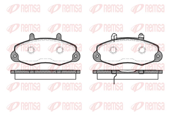 Brake Pad Set, disc brake (0391.02)