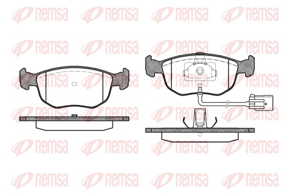 Brake Pad Set, disc brake (0575.02)
