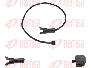 Warning Contact, brake pad wear (001026)
