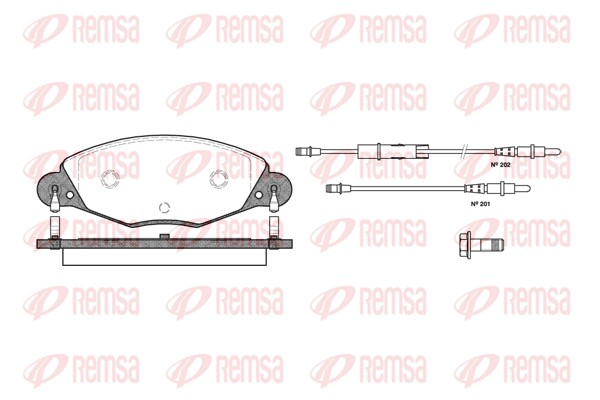 Brake Pad Set, disc brake (0827.04)