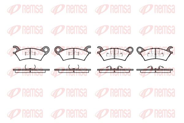 Brake Pad Set, disc brake (0160.00)