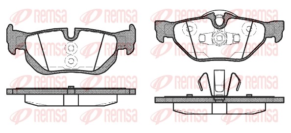 Brake Pad Set, disc brake (1145.10)
