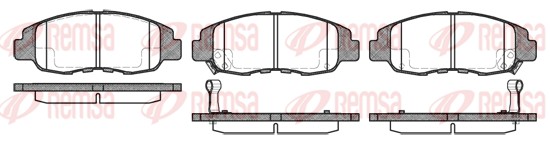 Brake Pad Set, disc brake (0324.12)