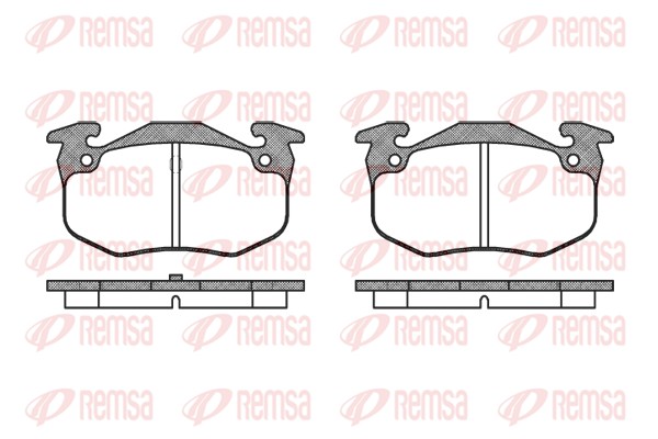 Brake Pad Set, disc brake (0144.50)