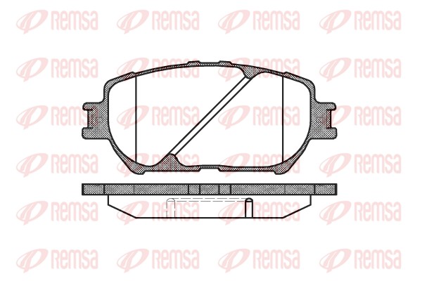 Brake Pad Set, disc brake (0884.00)