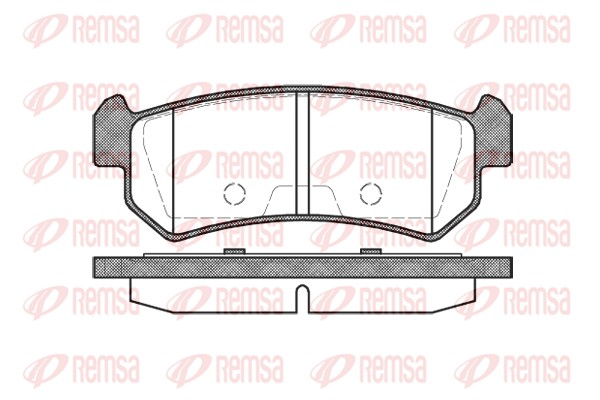 Brake Pad Set, disc brake (1048.00)