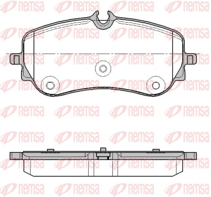 Brake Pad Set, disc brake (1848.00)