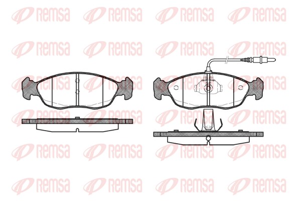 Brake Pad Set, disc brake (0461.02)