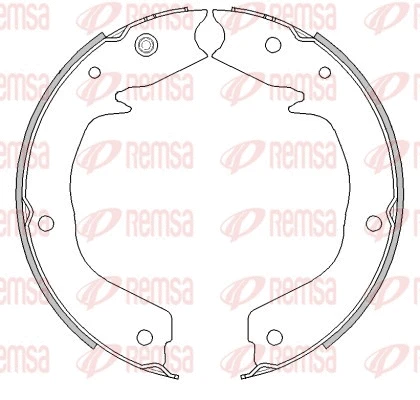 Brake Shoe, parking brake (4541.00)