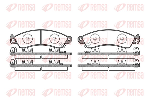 Brake Pad Set, disc brake (0334.02)