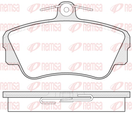 Brake Pad Set, disc brake (0309.00)