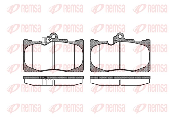 Brake Pad Set, disc brake (1180.02)