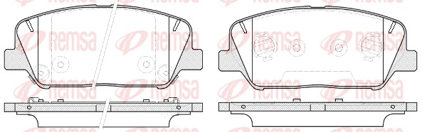 Brake Pad Set, disc brake (1398.12)